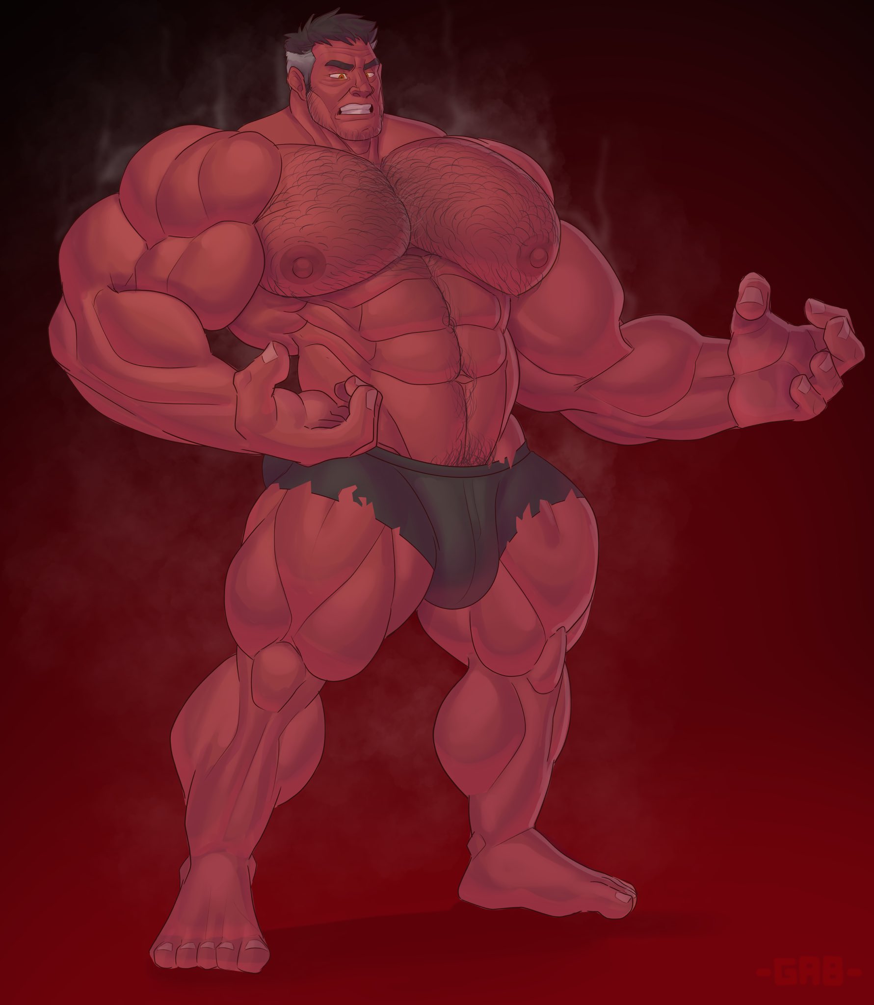 Red Hulk (Marvel) Rule 34 Image
