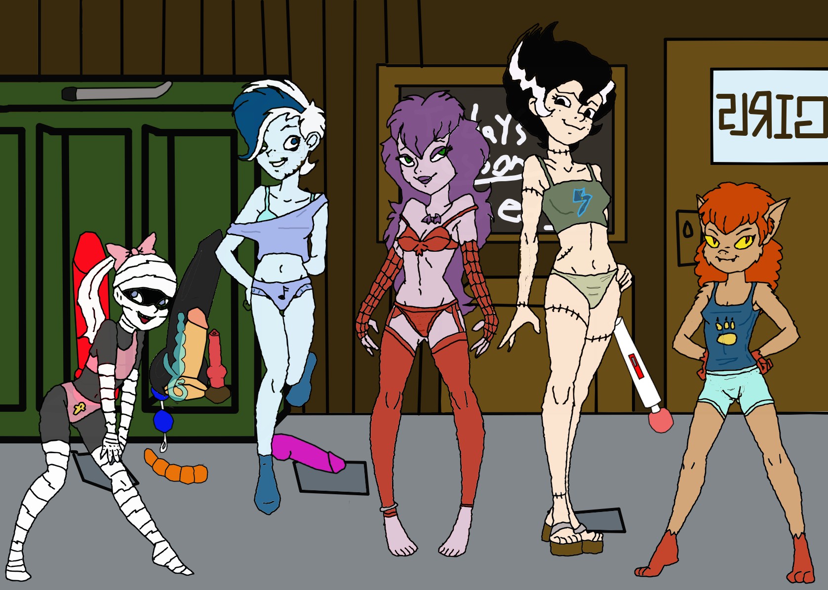 Elsa Frankenteen (Hanna-Barbera) Rule 34 Image