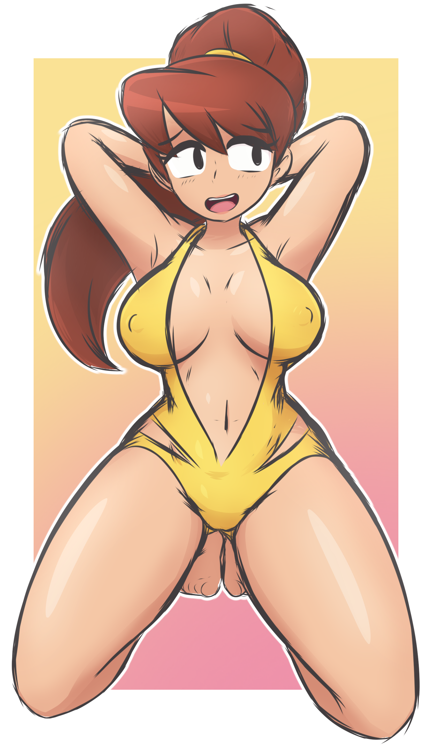 Clerk Girl (Teen Titans) Rule 34 Image