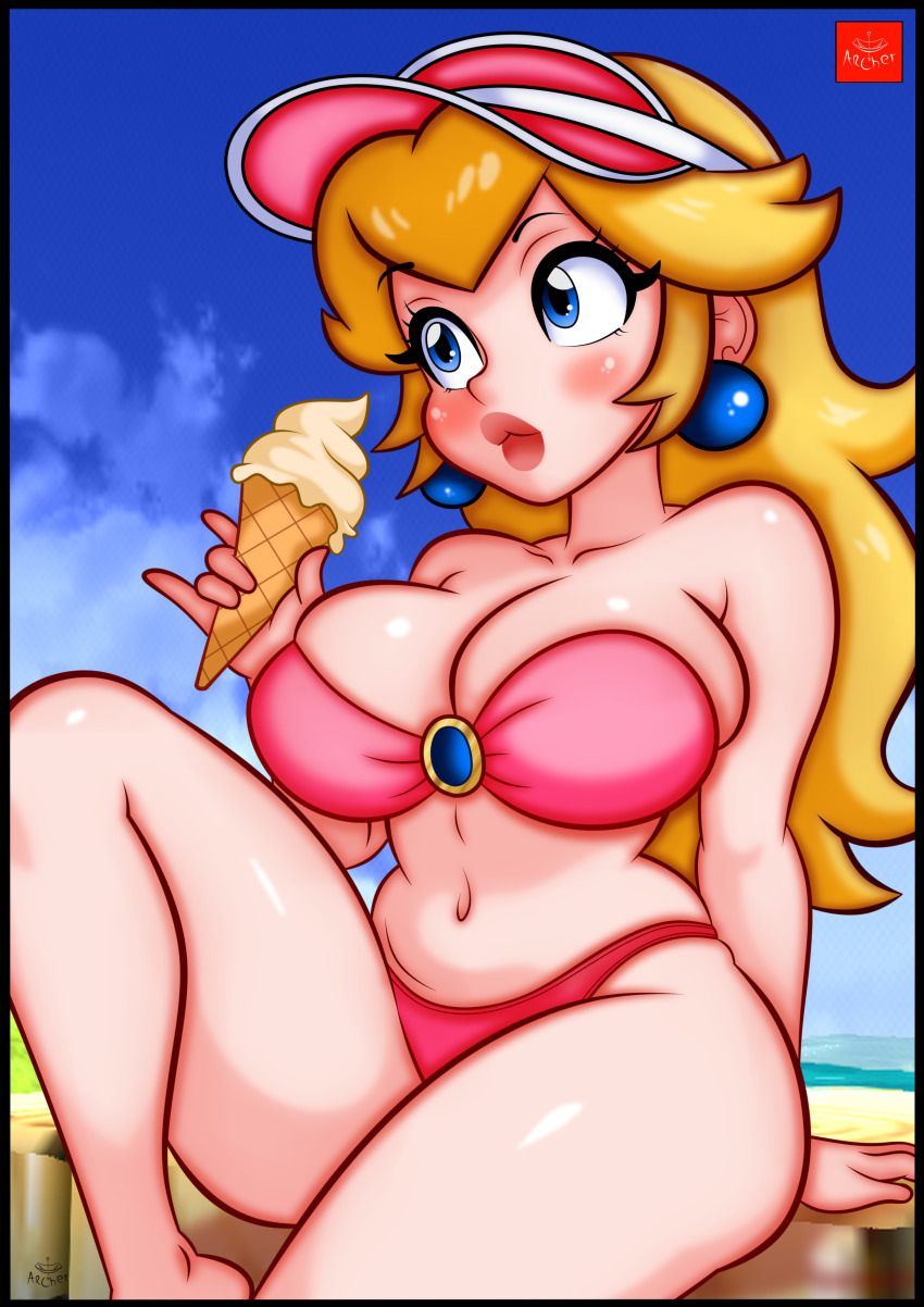 Princess Peach (Mario (Series)) Rule 34 Image