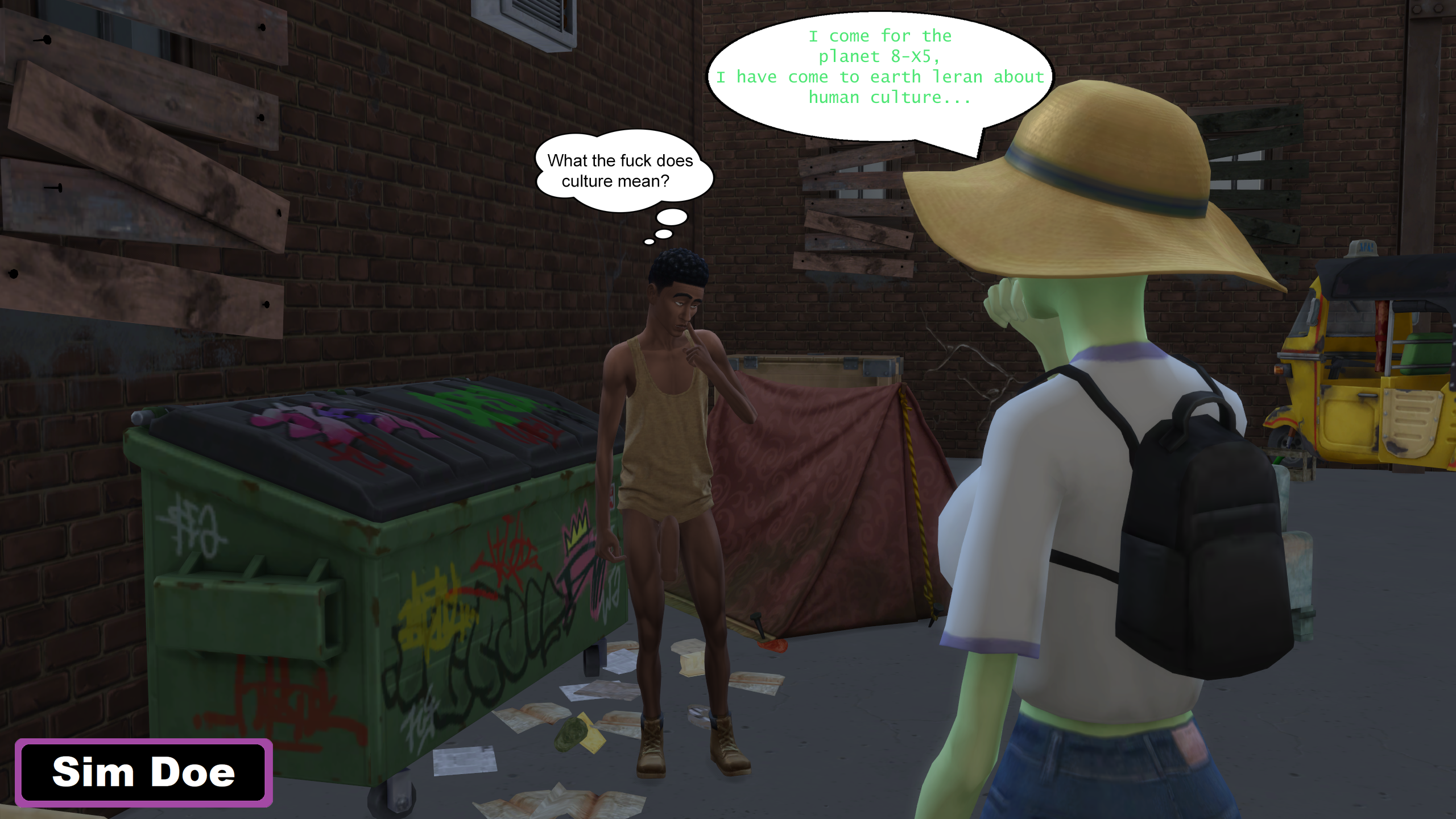 Dirty Willy (Sim Doe) Rule 34 Image