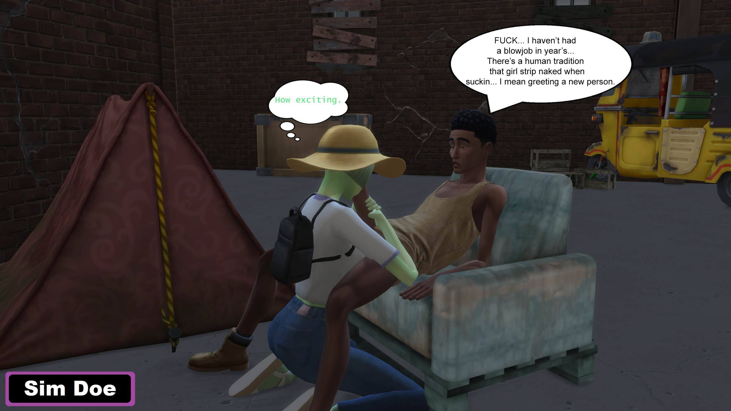 Dirty Willy (Sim Doe) Rule 34 Image