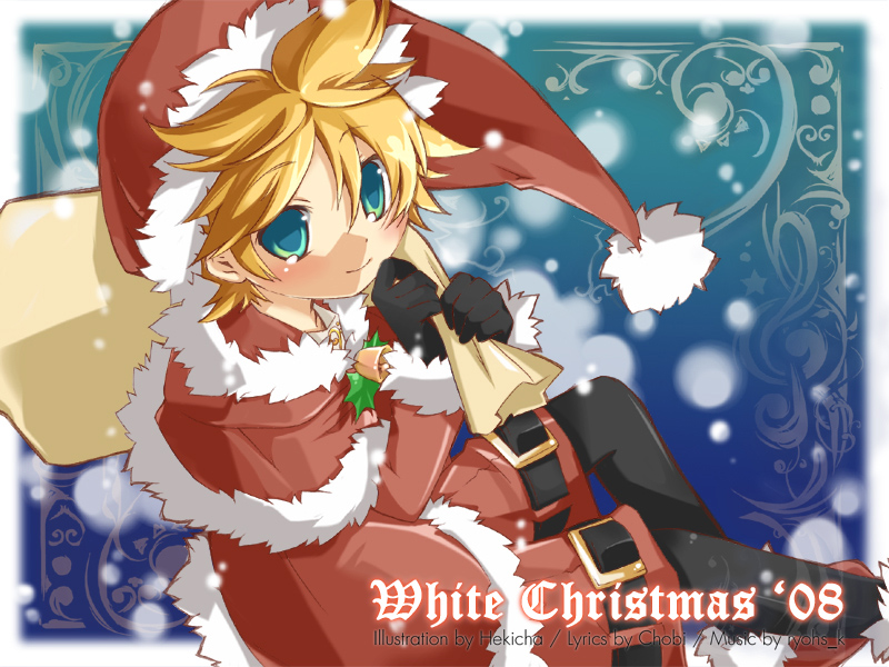 Kagamine Len (Christmas) Rule 34 Image