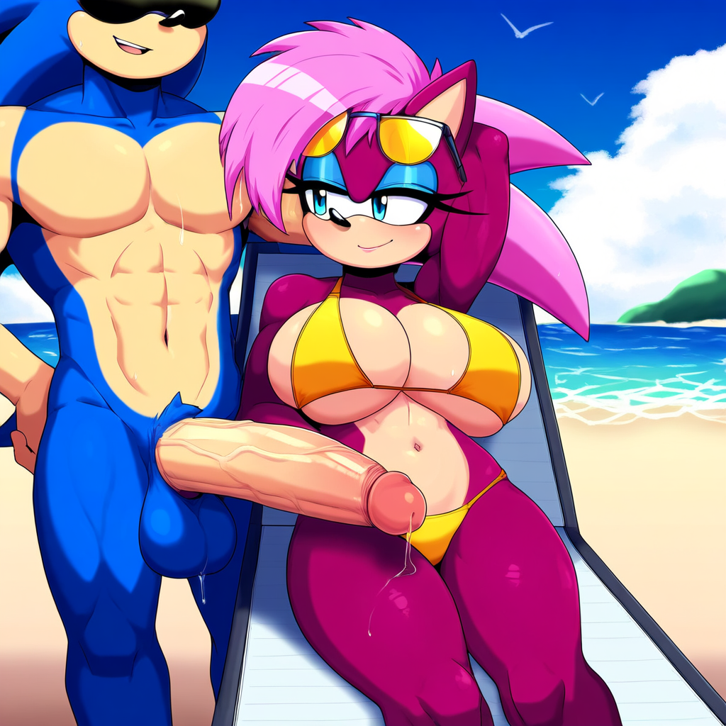 Sonia The Hedgehog (Sonic (Series)) Rule 34 Image