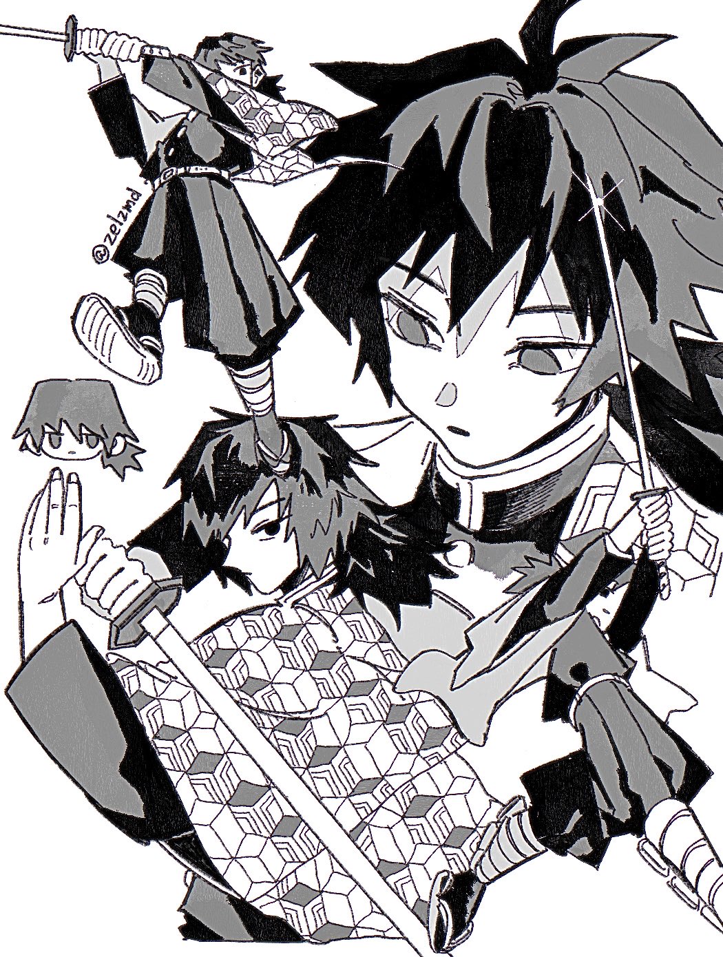 Tomioka Giyuu (Kimetsu No Yaiba) Rule 34 Image
