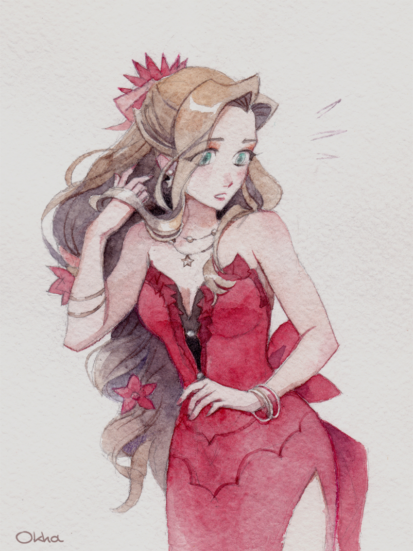 Aerith Gainsborough (Final Fantasy) Rule 34 Image