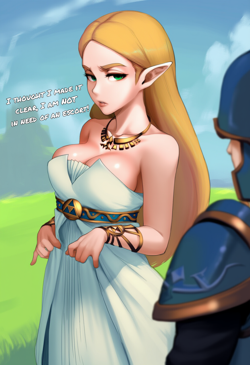 Princess Zelda (The Legend Of Zelda) Rule 34 Image