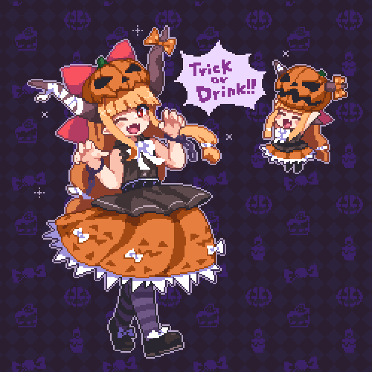 Ibuki Suika (Halloween) Rule 34 Image