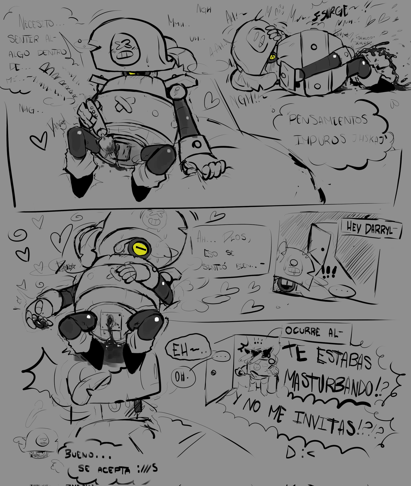 Darryl (Brawl Stars) Rule 34 Image