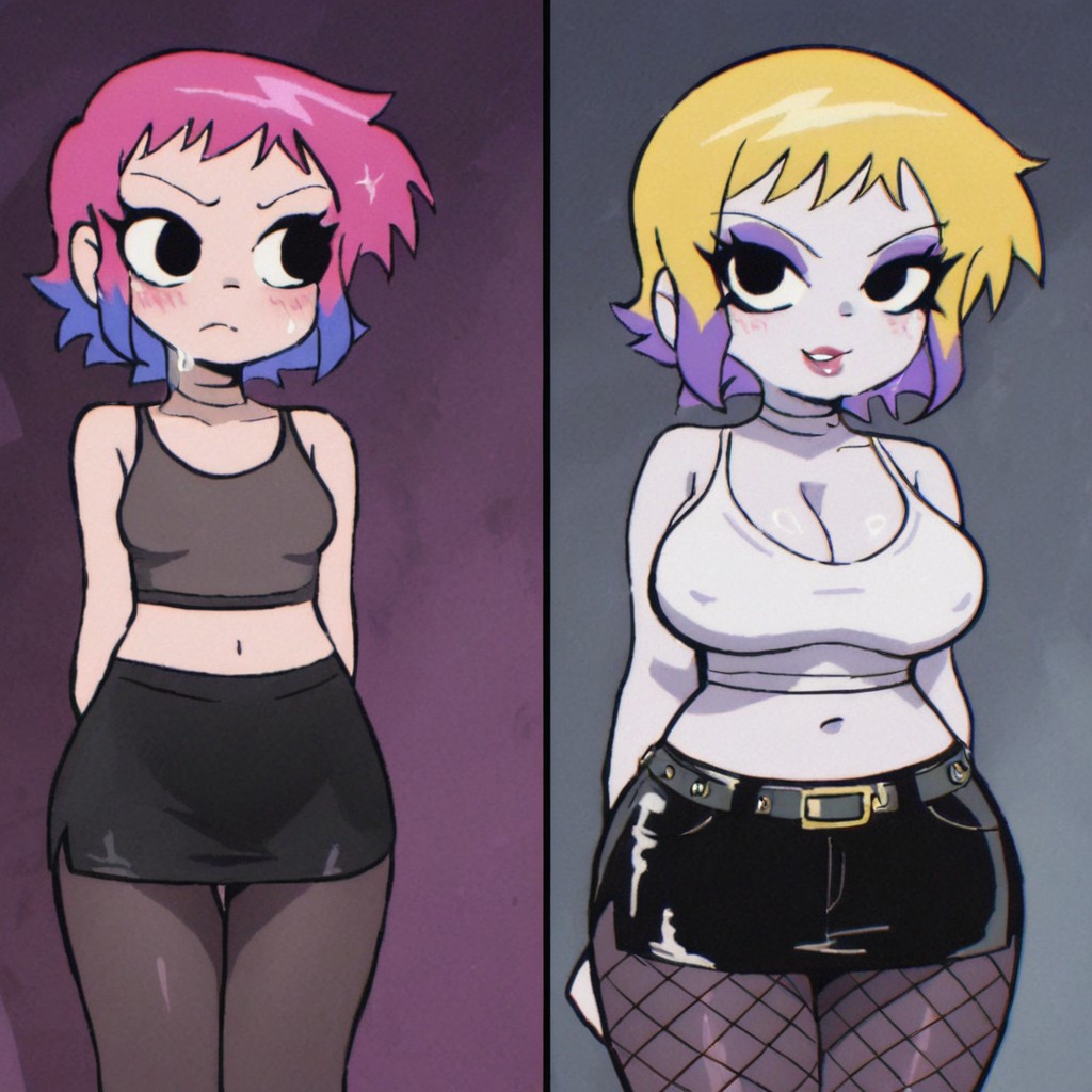 Ramona Flowers (Scott Pilgrim) Rule 34 Image