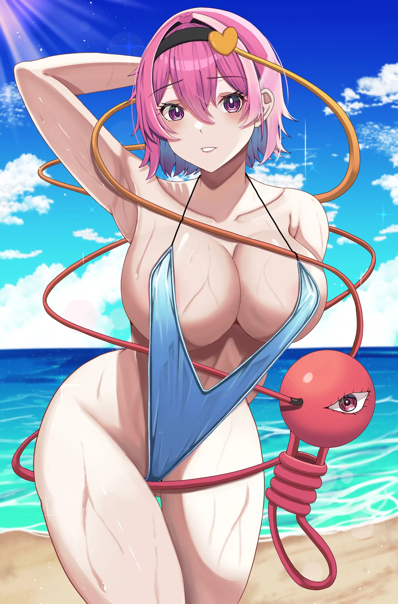 Satori Komeiji (Touhou) Rule 34 Image