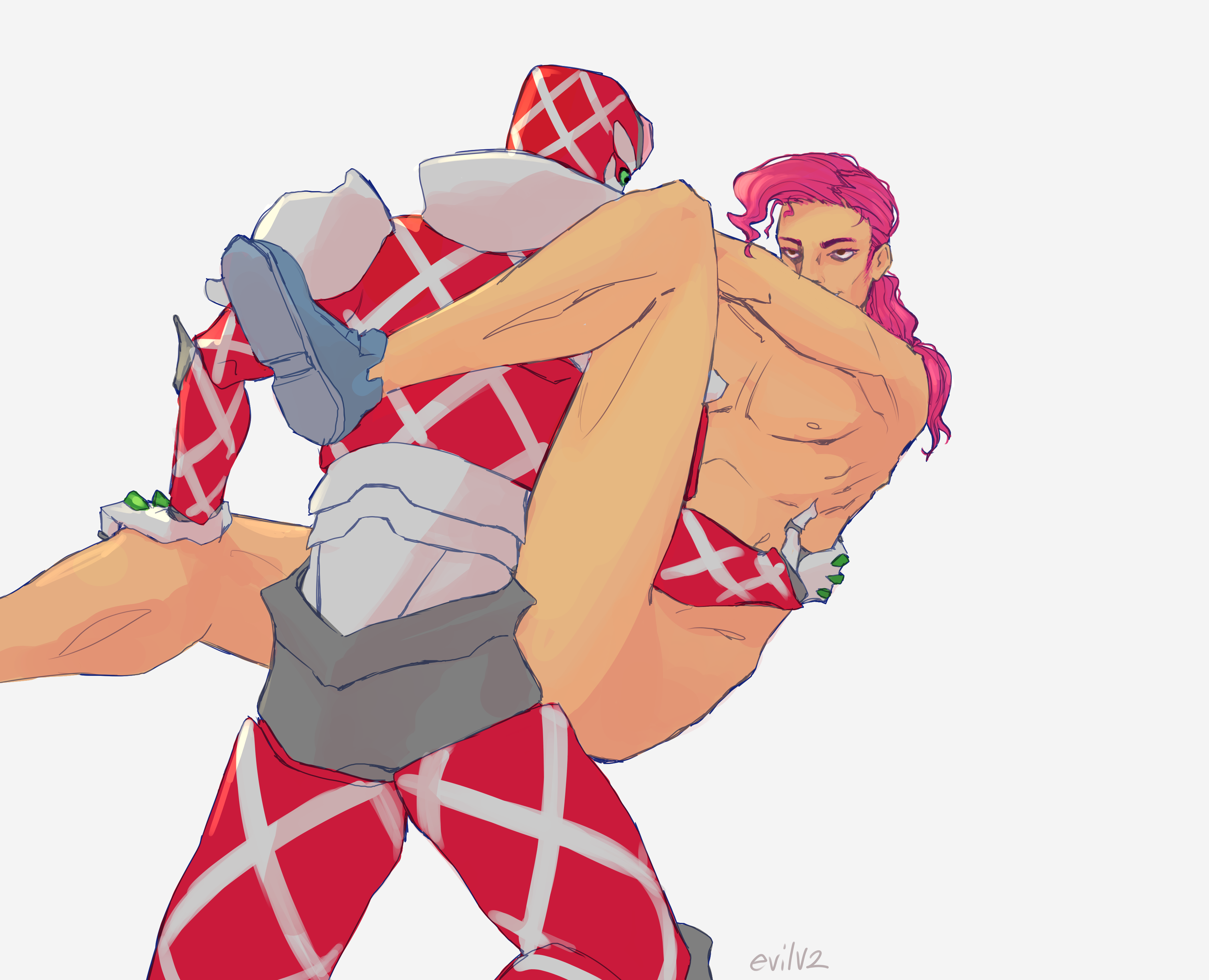 King Crimson (Jojo'S Bizarre Adventure) Rule 34 Image