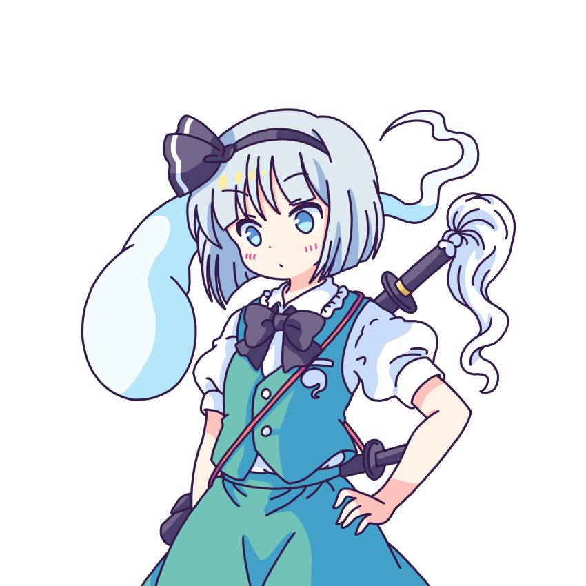 Konpaku Youmu (Touhou) Rule 34 Image