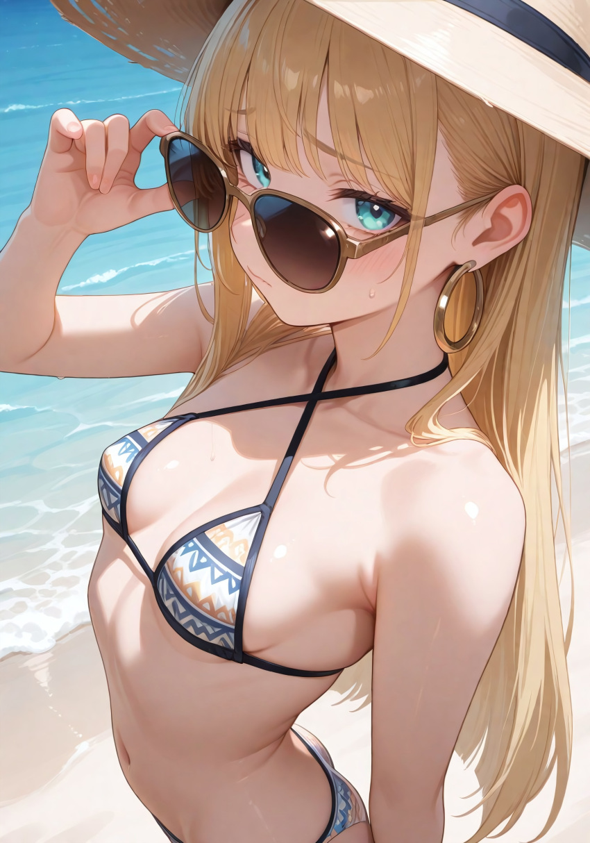 Adjusting Eyewear Rule 34 Image