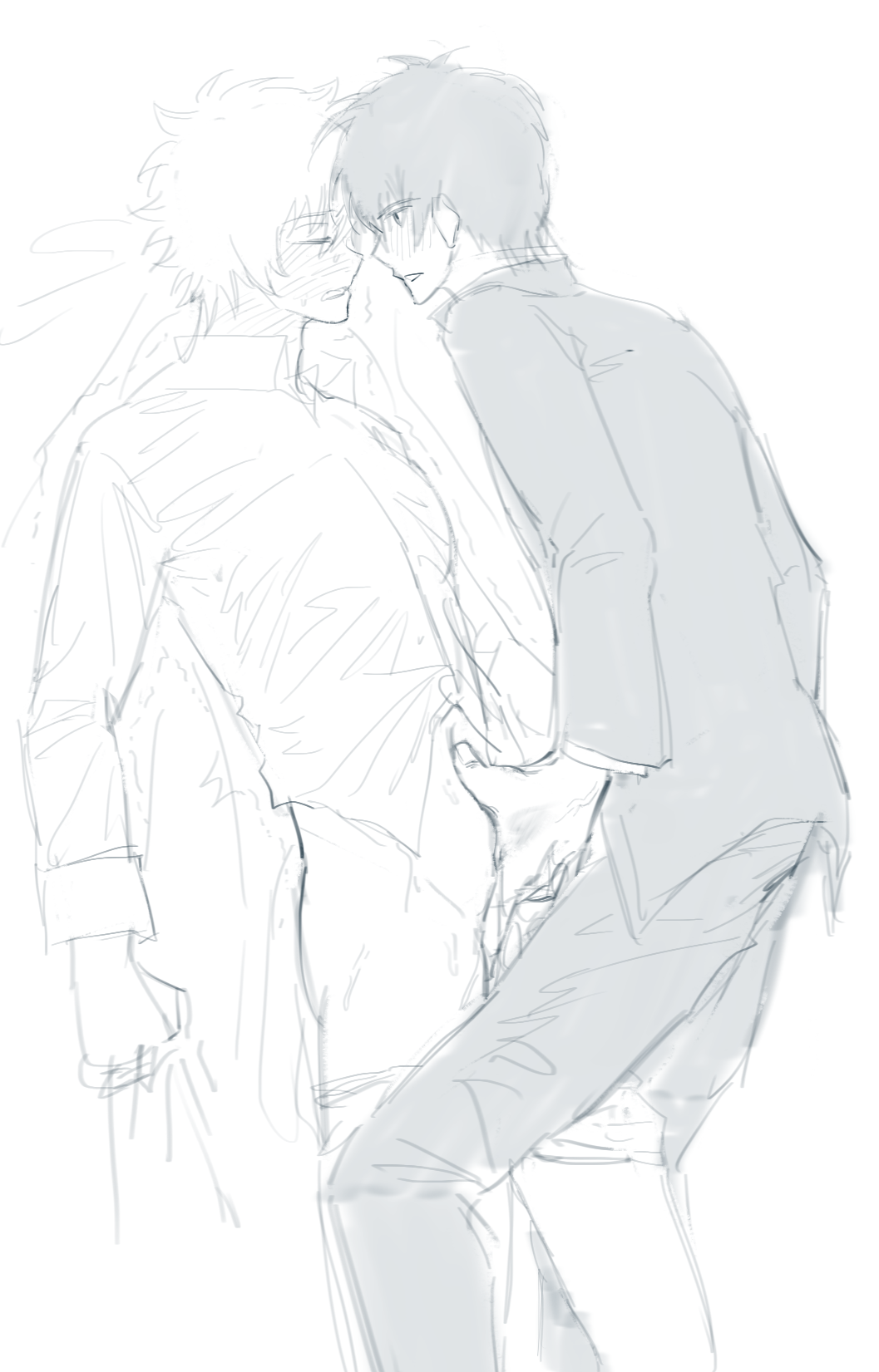 Gintoki Sakata (Gintama) Rule 34 Image