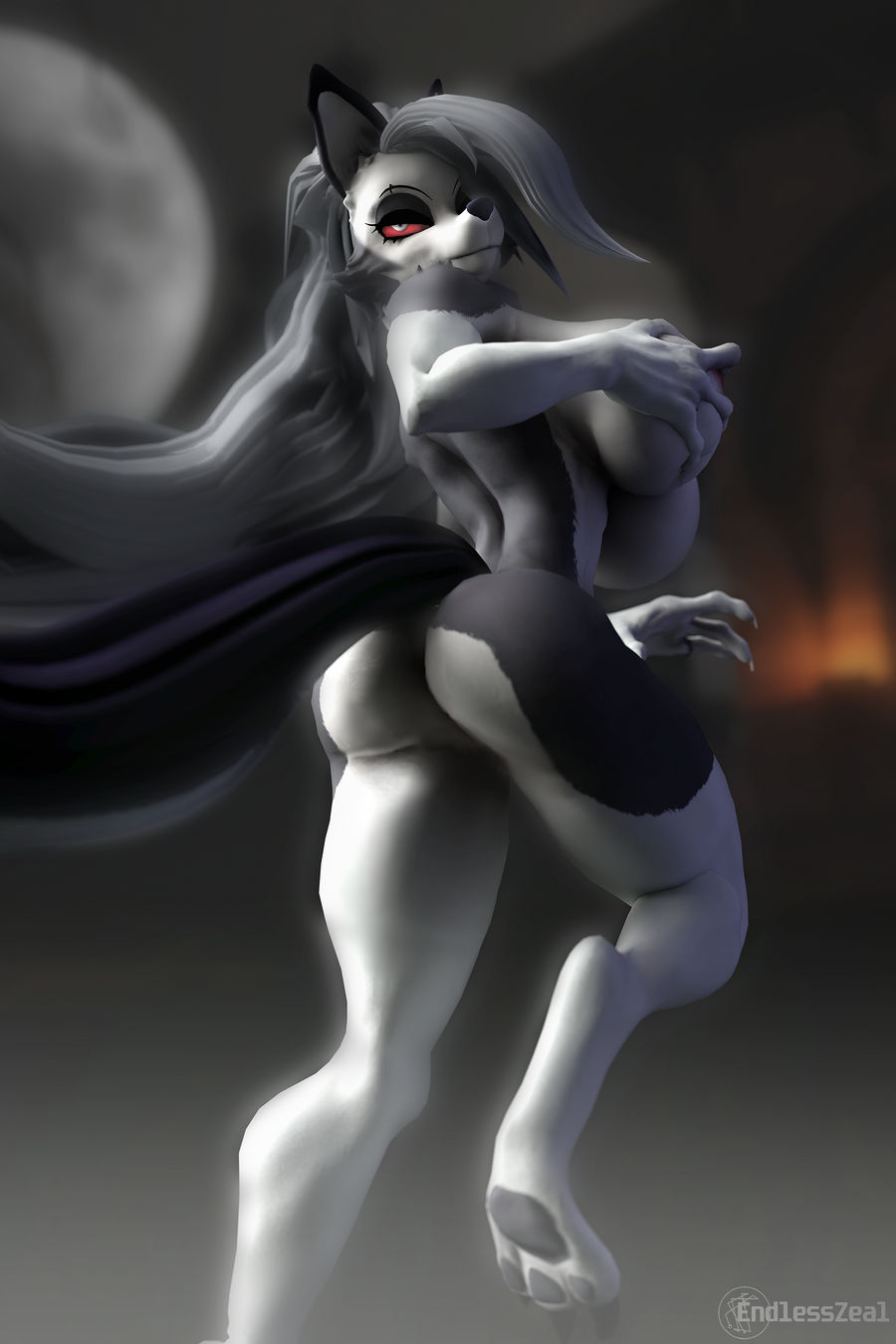 Loona (Helluva Boss) Rule 34 Image