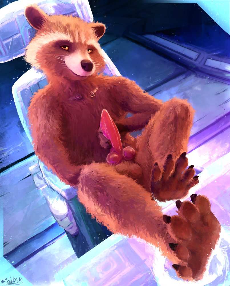 Rocket Raccoon (Guardians Of The Galaxy) Rule 34 Image