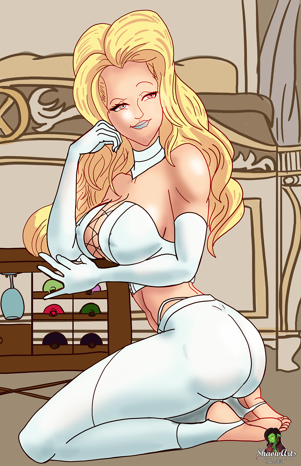 Emma Frost (Hellfire Club) Rule 34 Image