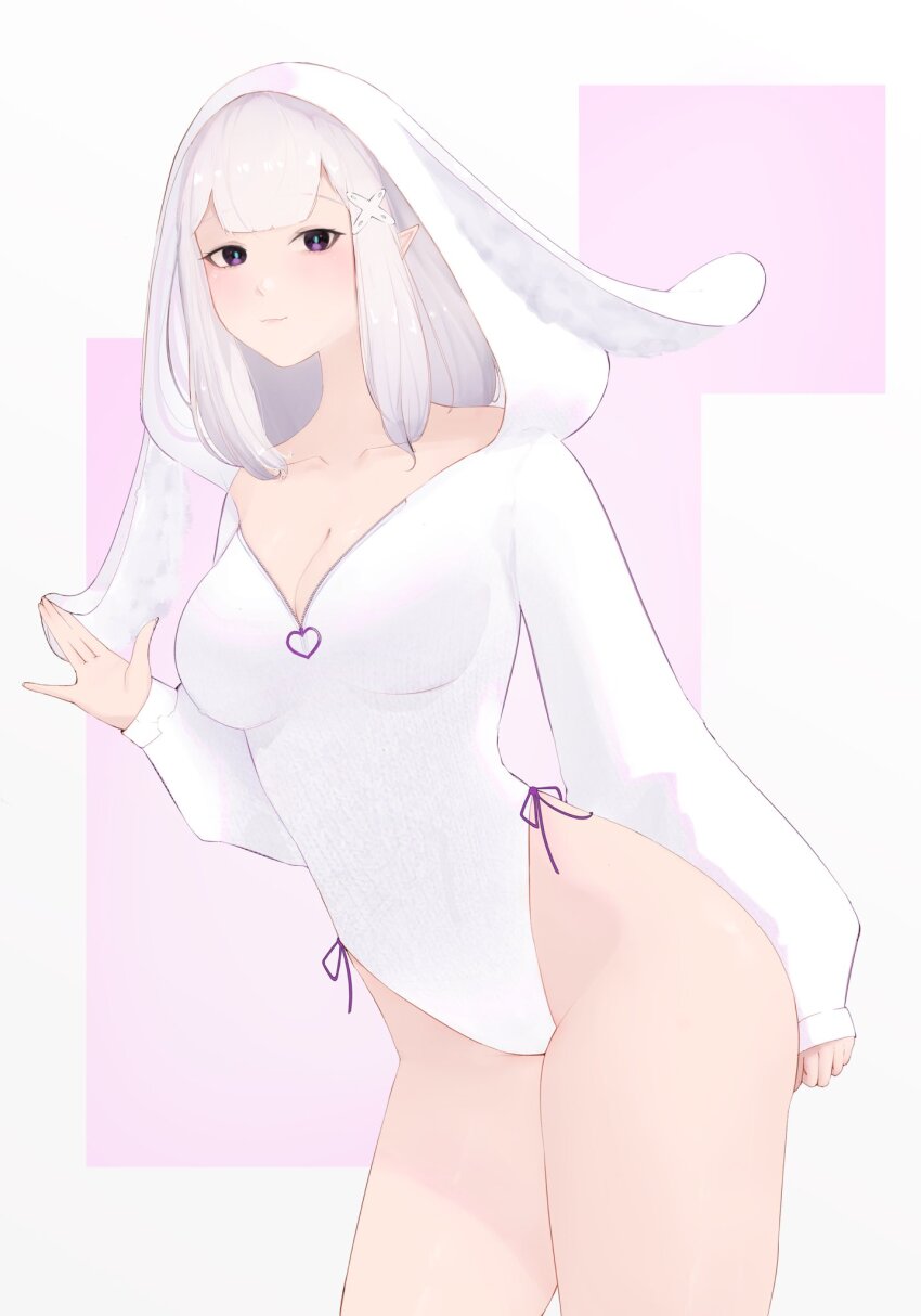 Emilia (Re:Zero) Rule 34 Image