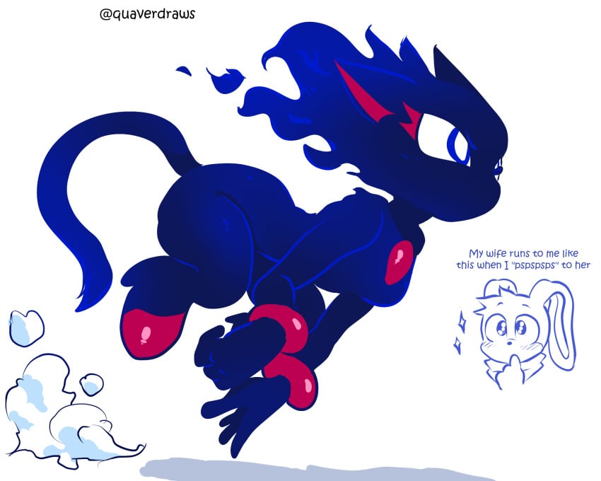 Blaze The Cat (Feels The Rabbit) Rule 34 Image