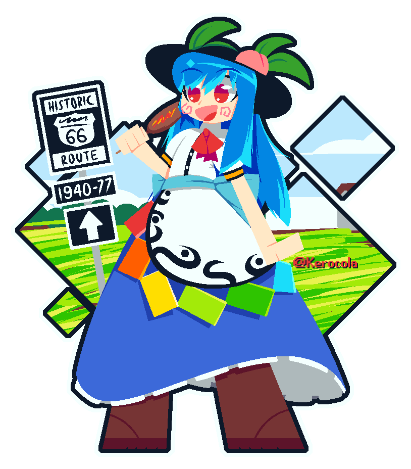 Hinanawi Tenshi (Touhou) Rule 34 Image