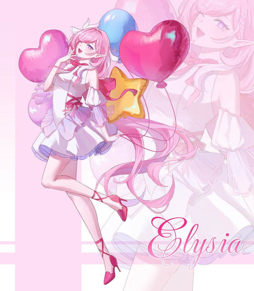 Elysia (Hi Love Elf) (Honkai Impact) Rule 34 Image