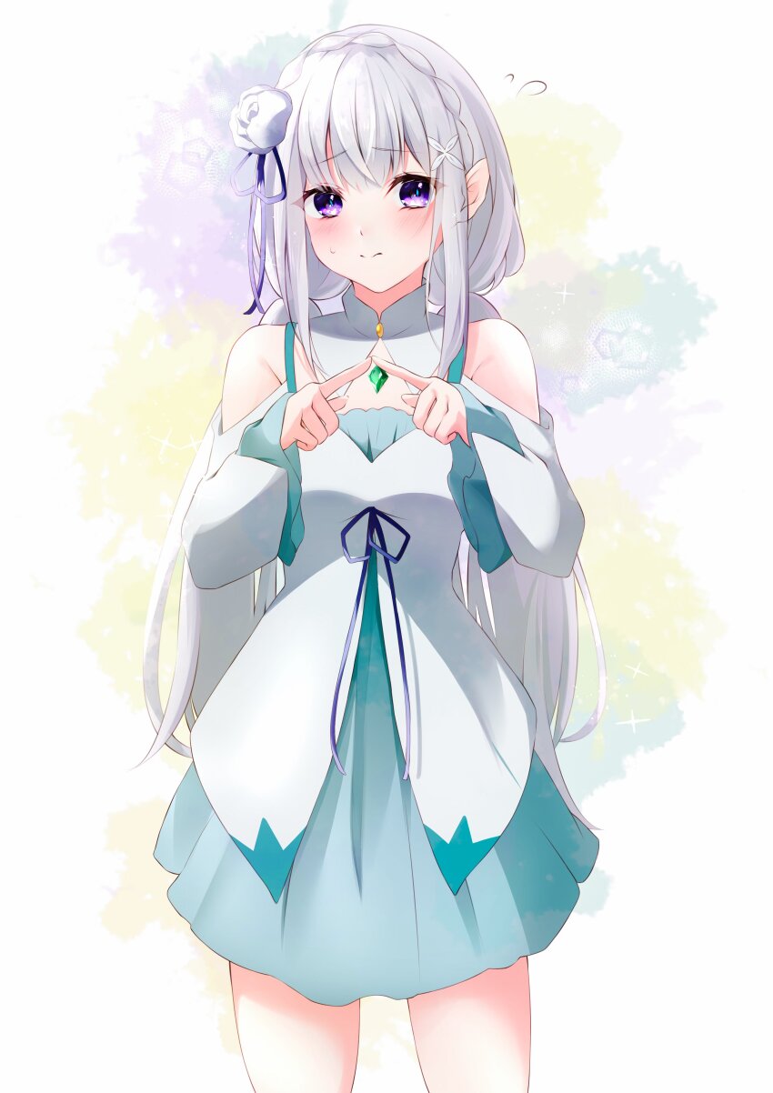 Emilia (Re:Zero) Rule 34 Image