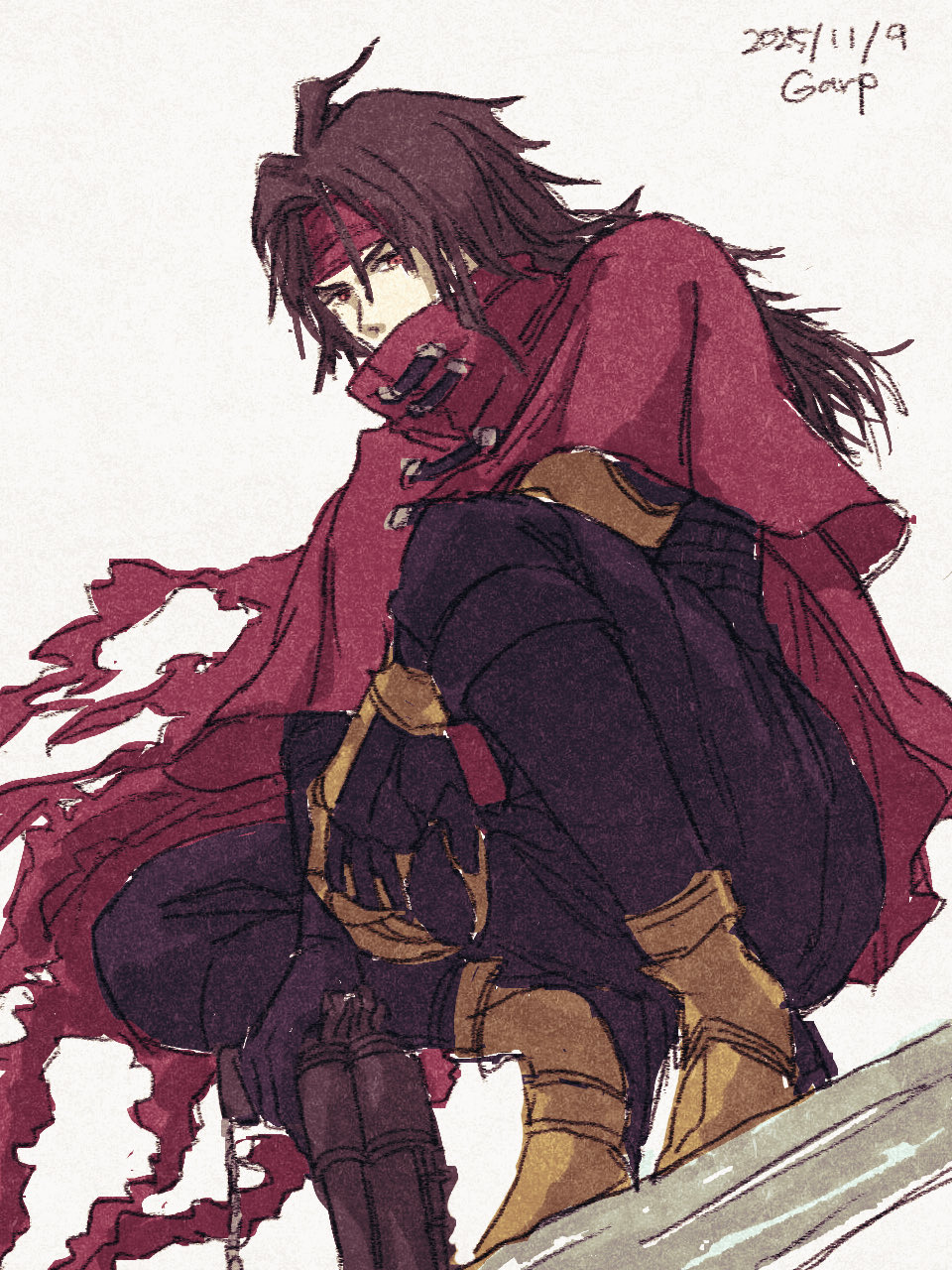 Vincent Valentine (Final Fantasy) Rule 34 Image