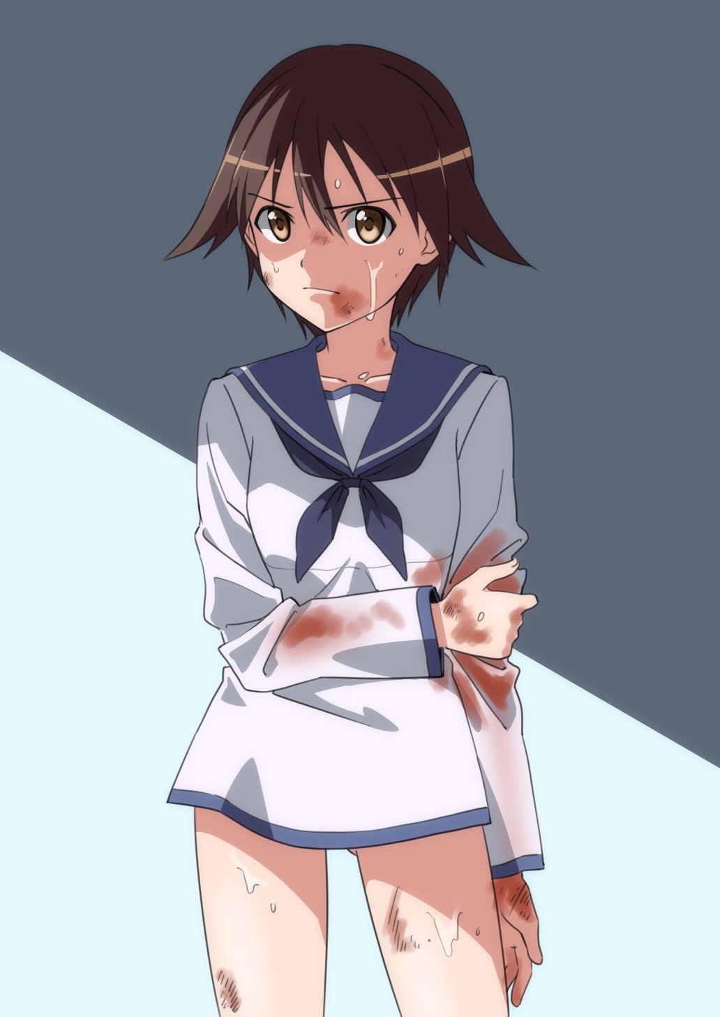 Miyafuji Yoshika (Strike Witches) Rule 34 Image
