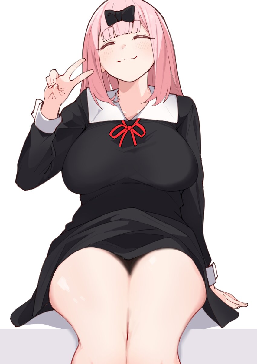 Fujiwara Chika (Kaguya-Sama Wa Kokurasetai ~Tensai-Tachi No Renai Zunousen~) Rule 34 Image