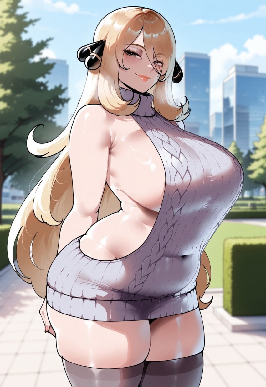 Cynthia (Pokemon) Rule 34 Image