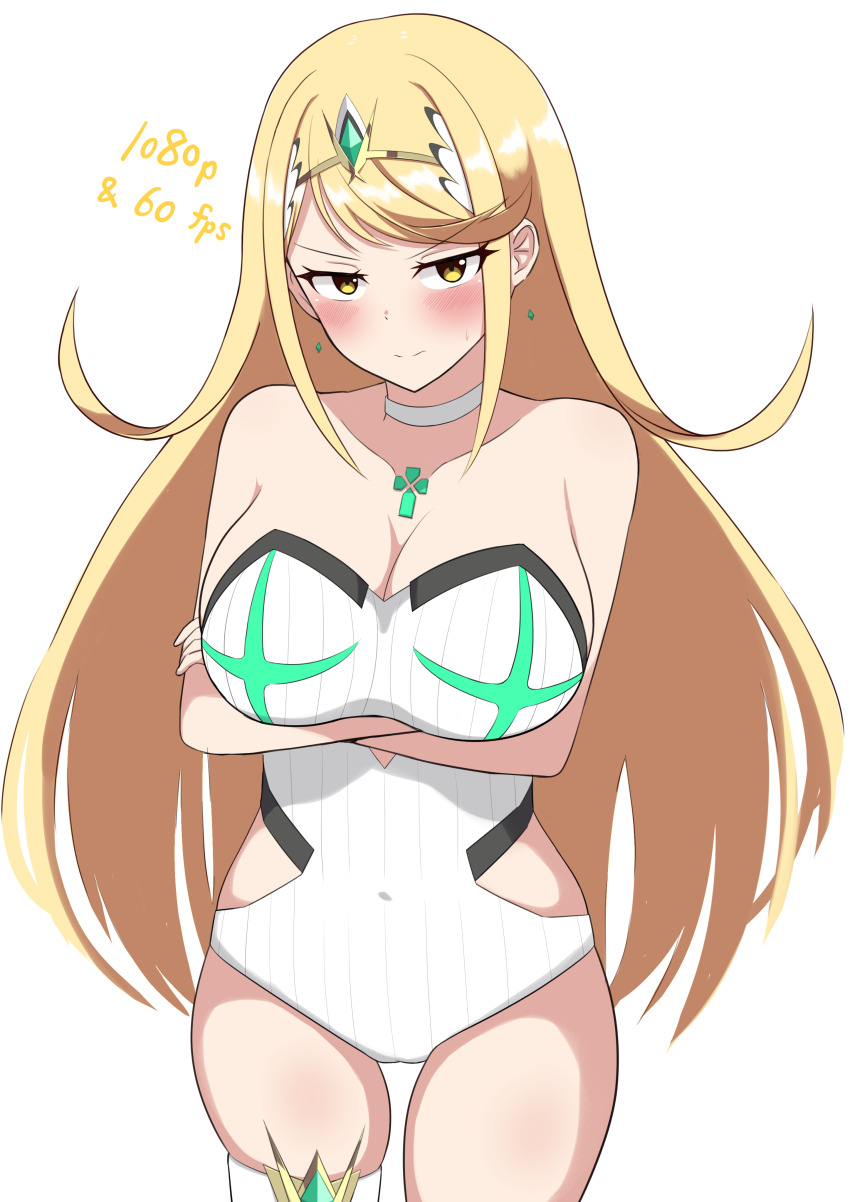 Mythra (Radiant Beach) (Xenoblade) Rule 34 Image