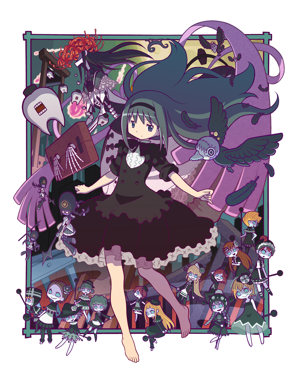 Akemi Homura (Mahou Shoujo Madoka Magica) Rule 34 Image