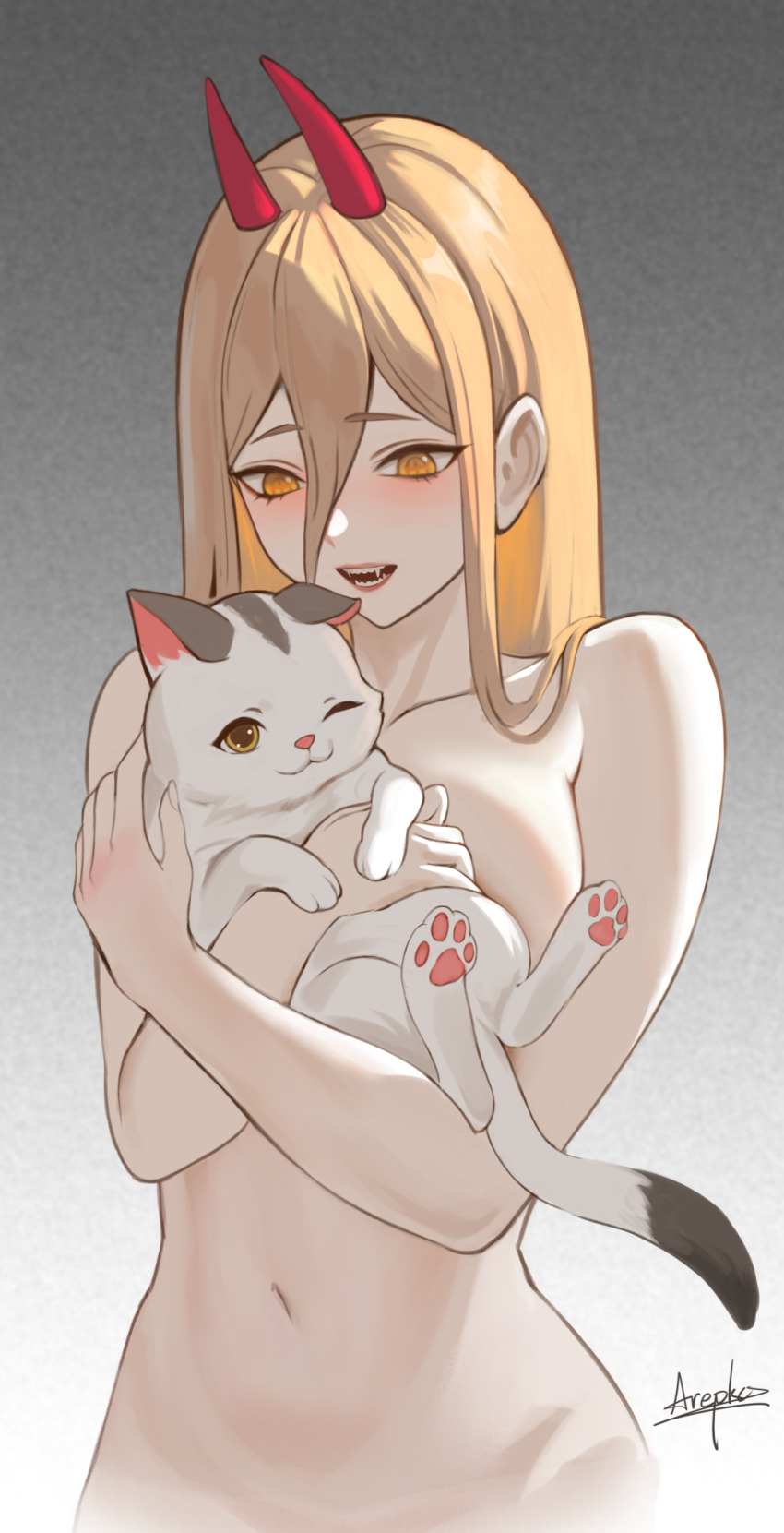 Meowy (Chainsaw Man) Rule 34 Image