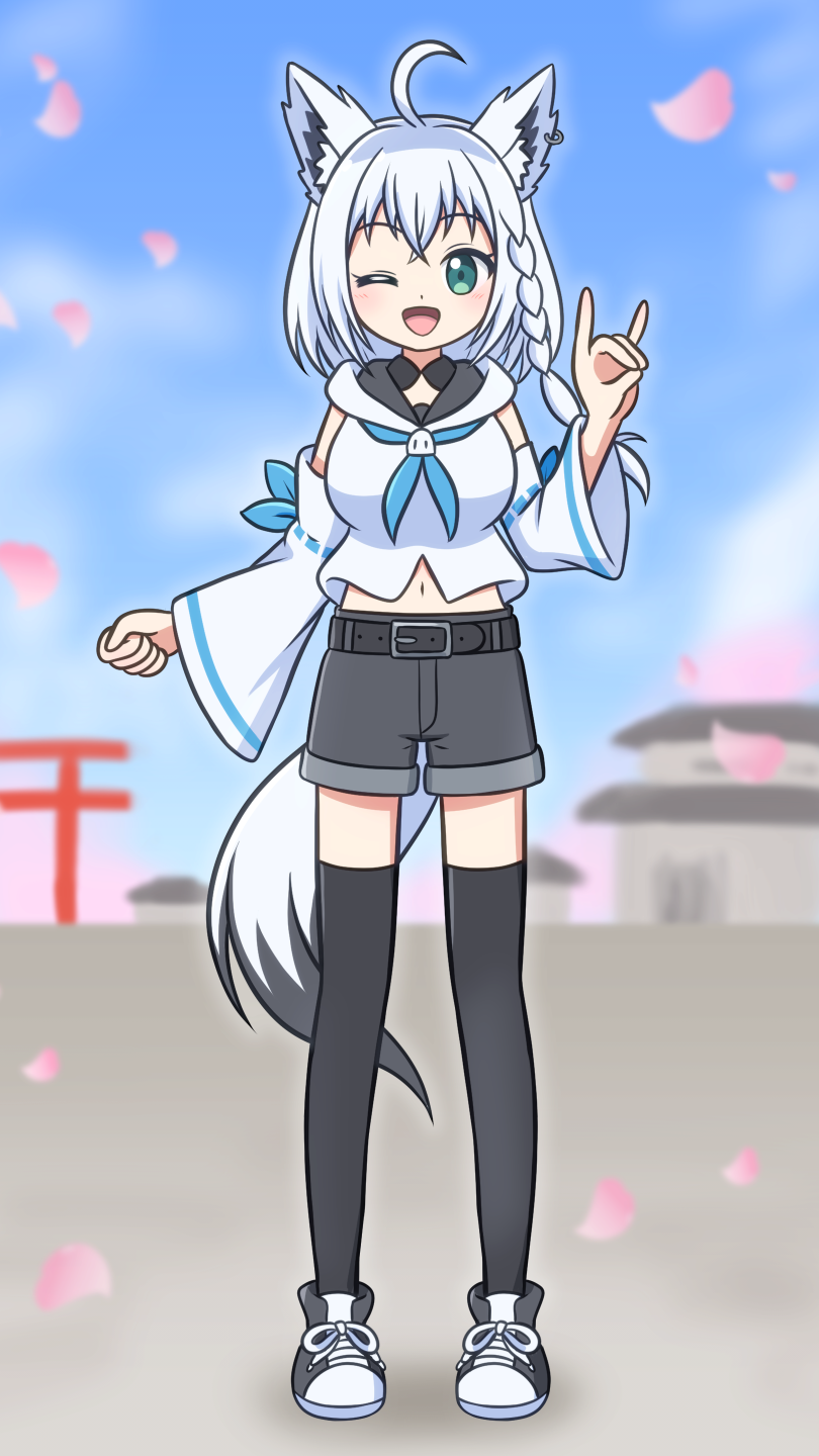 Shirakami Fubuki (Hololive) Rule 34 Image