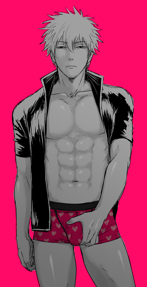 Gintoki Sakata (Gintama) Rule 34 Image