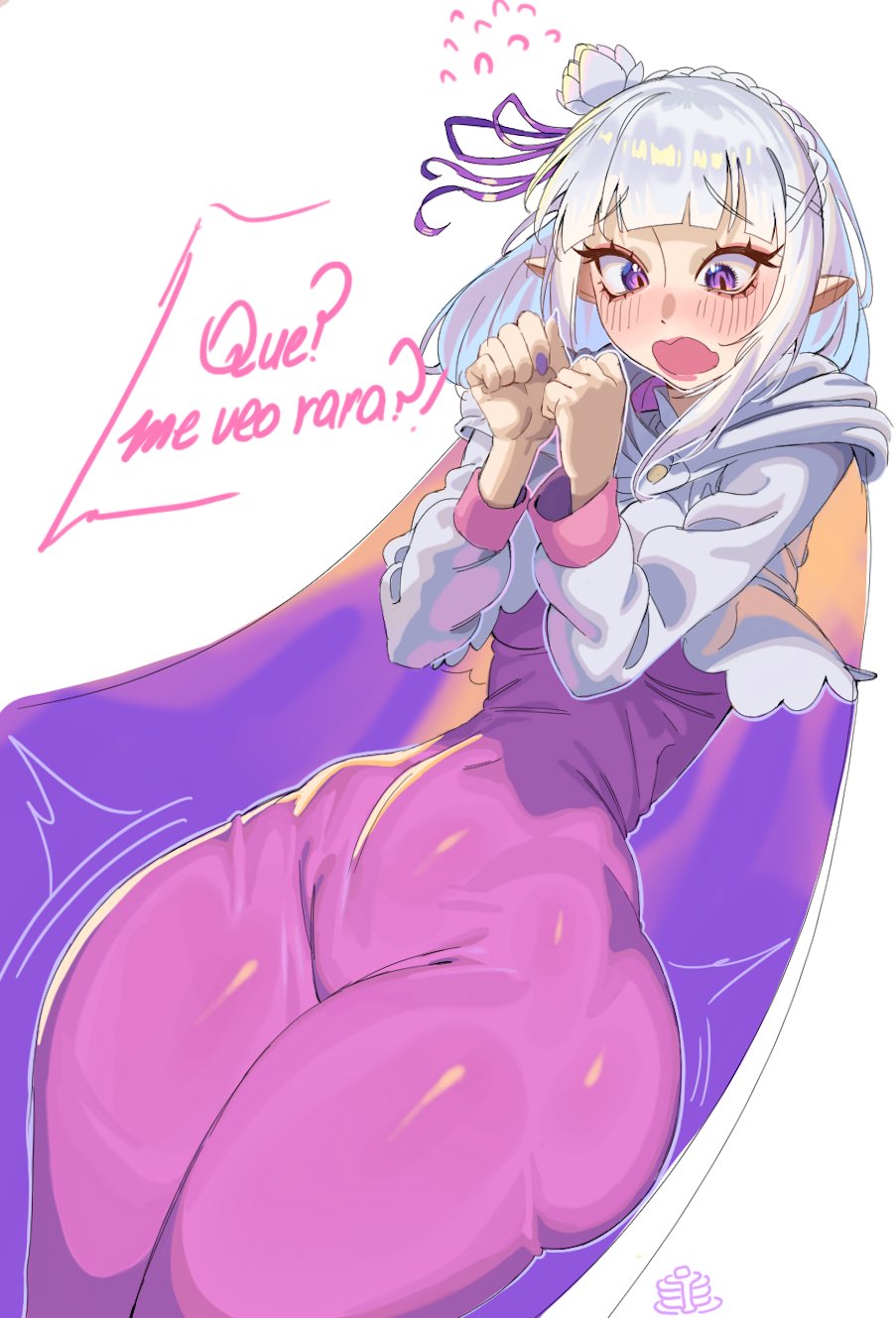 Emilia (Re:Zero) Rule 34 Image