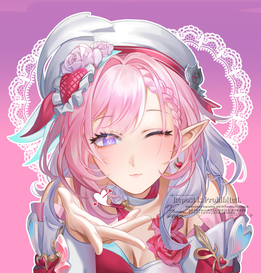 Elysia (Hi Love Elf) (Honkai Impact) Rule 34 Image