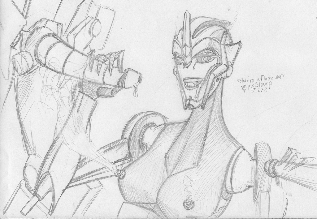 Flamewar (Transformers) Rule 34 Image
