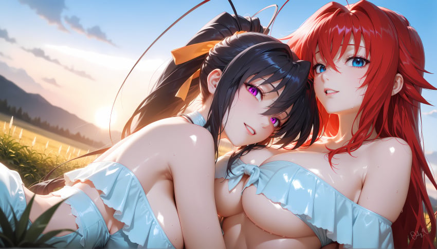 Akeno Himejima (High School Dxd) Rule 34 Image