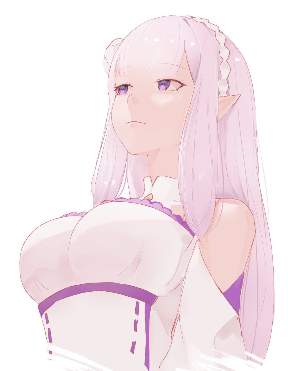 Emilia (Re:Zero) Rule 34 Image