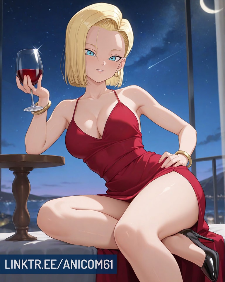 Android 18 (Dragon Ball) Rule 34 Image