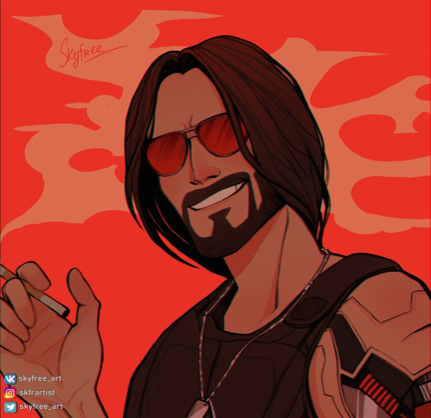 Johnny Silverhand (Cyberpunk (Series)) Rule 34 Image