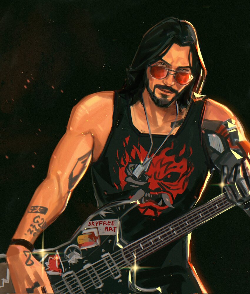 Johnny Silverhand (Cyberpunk (Series)) Rule 34 Image