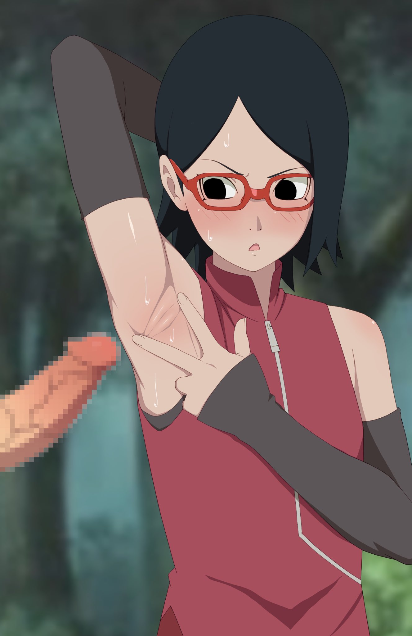 Sarada Uchiha (Boruto: Naruto Next Generations) Rule 34 Image