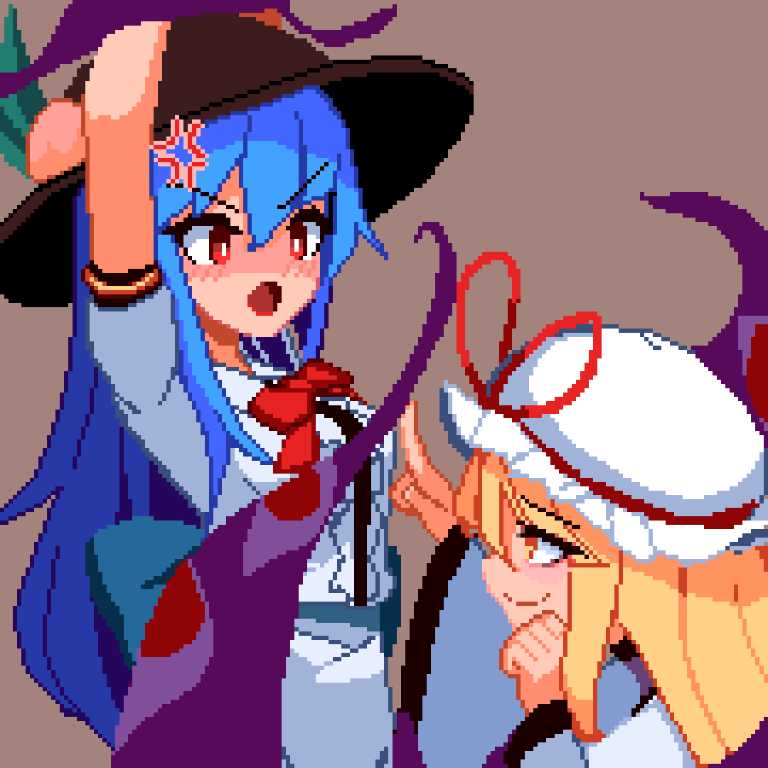 Hinanawi Tenshi (Touhou) Rule 34 Image