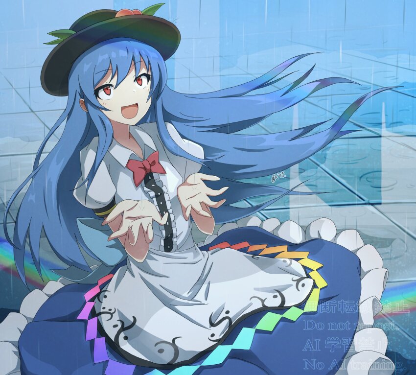 Hinanawi Tenshi (Touhou) Rule 34 Image