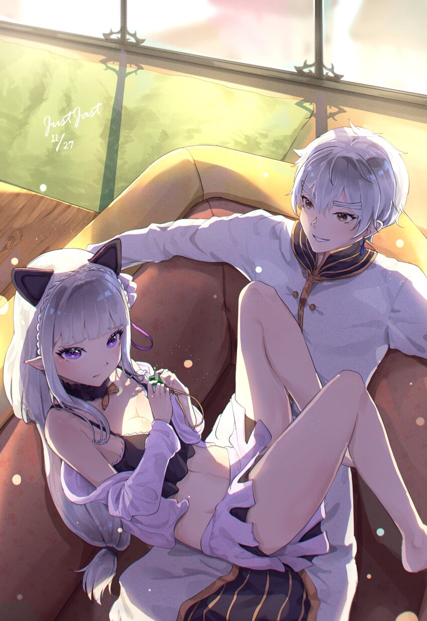 Emilia (Re:Zero) Rule 34 Image