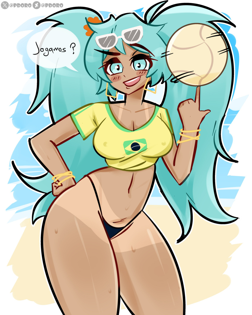 Brazilian Miku (Vocaloid) Rule 34 Image