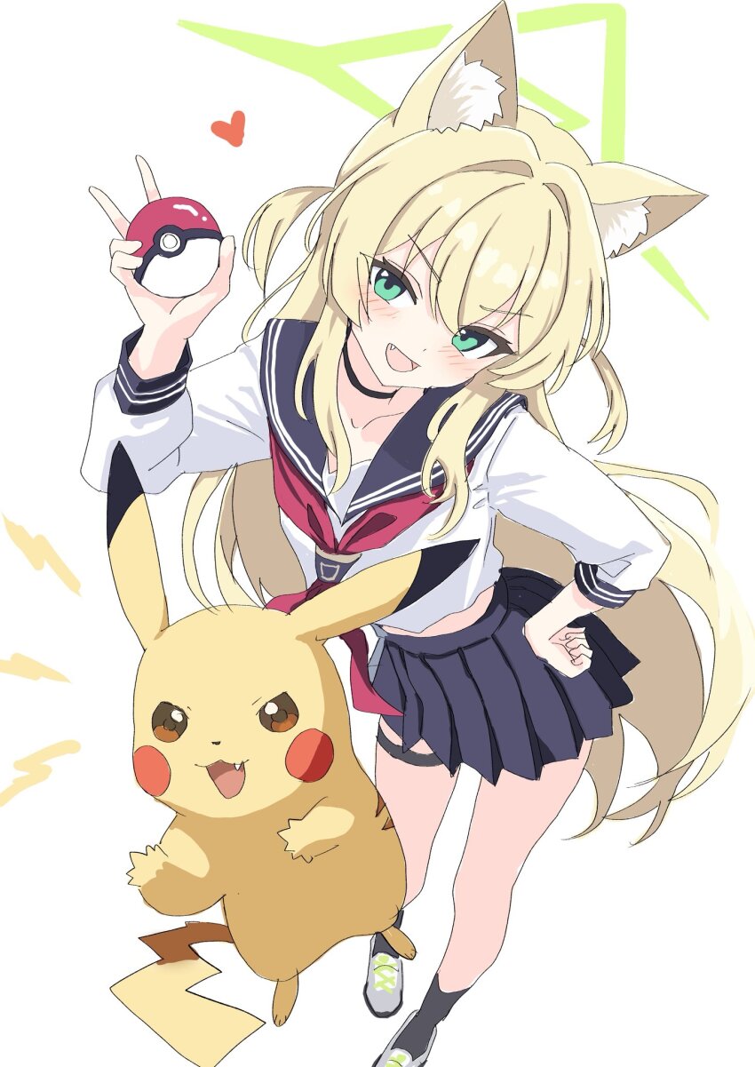 Gen 1 Pokemon (Blue Archive) Rule 34 Image